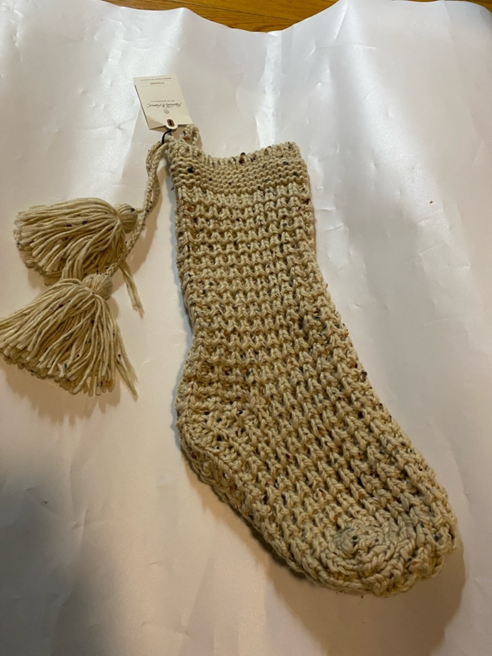 Hearth & Hand with magnolia stocking color wheat/tan new